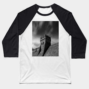 Derwent Reservoir Dam West Tower - Peak District Derbyshire Baseball T-Shirt